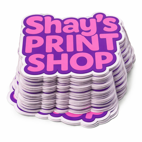 Custom die cut stickers - die, |