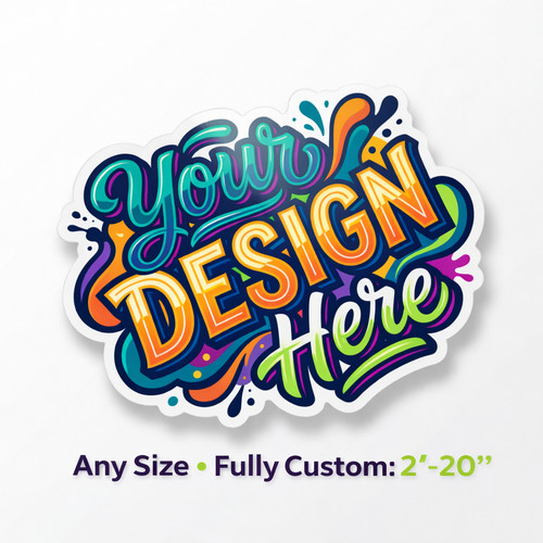 Custom logo stickers - custom,